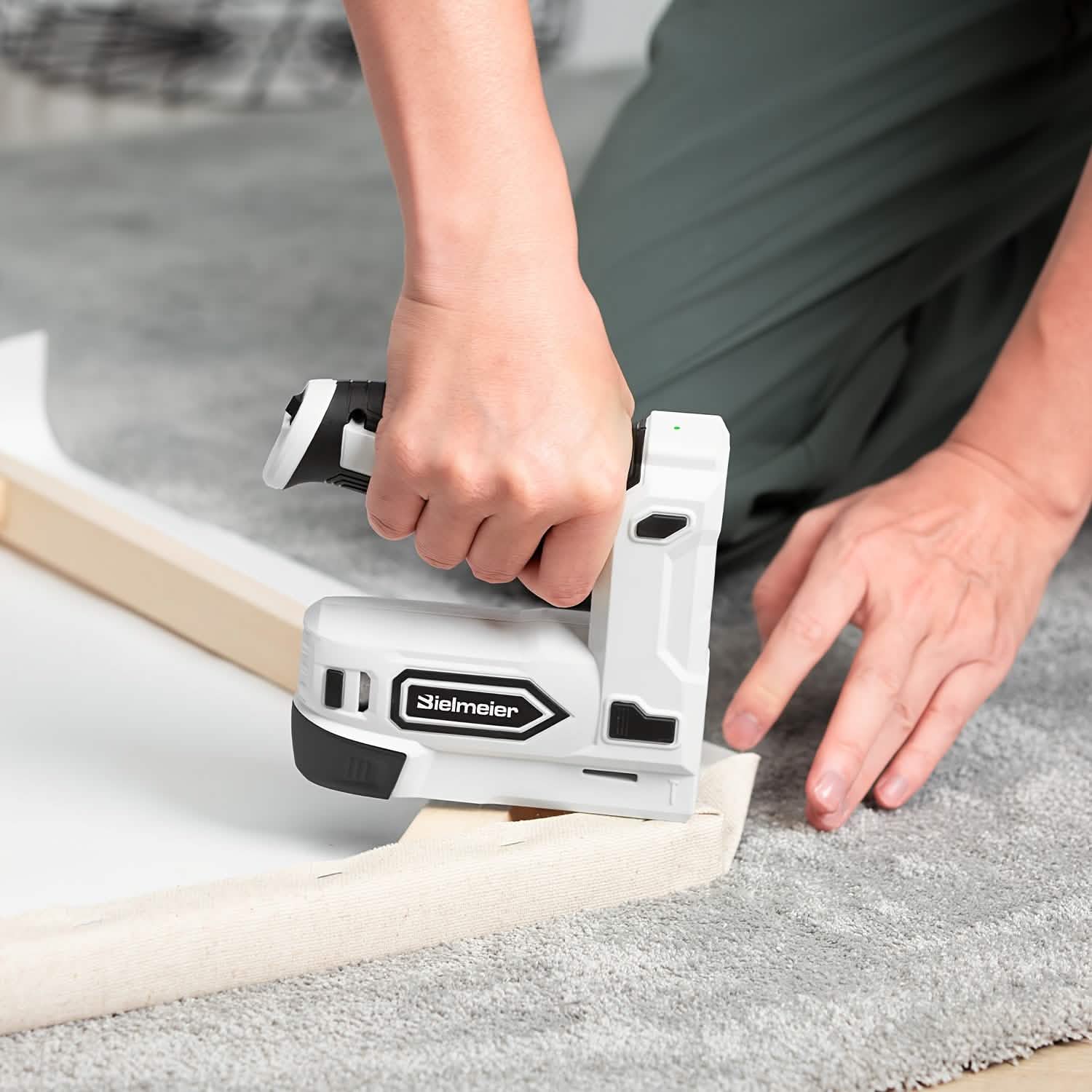Bielmeier 20V Cordless 2-in-1 Stapler & Brad Nailer