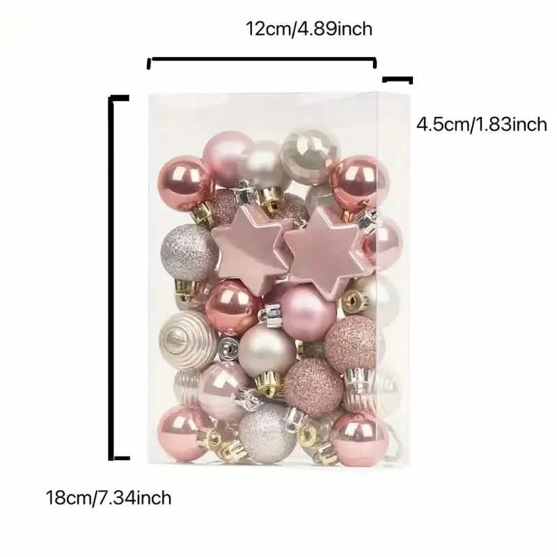 33-Pieces: Christmas Glitter Star Tree Topper Holiday Decor & Apparel - DailySale