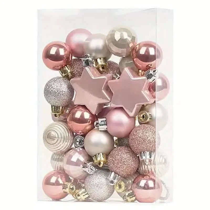 33-Pieces: Christmas Glitter Star Tree Topper Holiday Decor & Apparel - DailySale