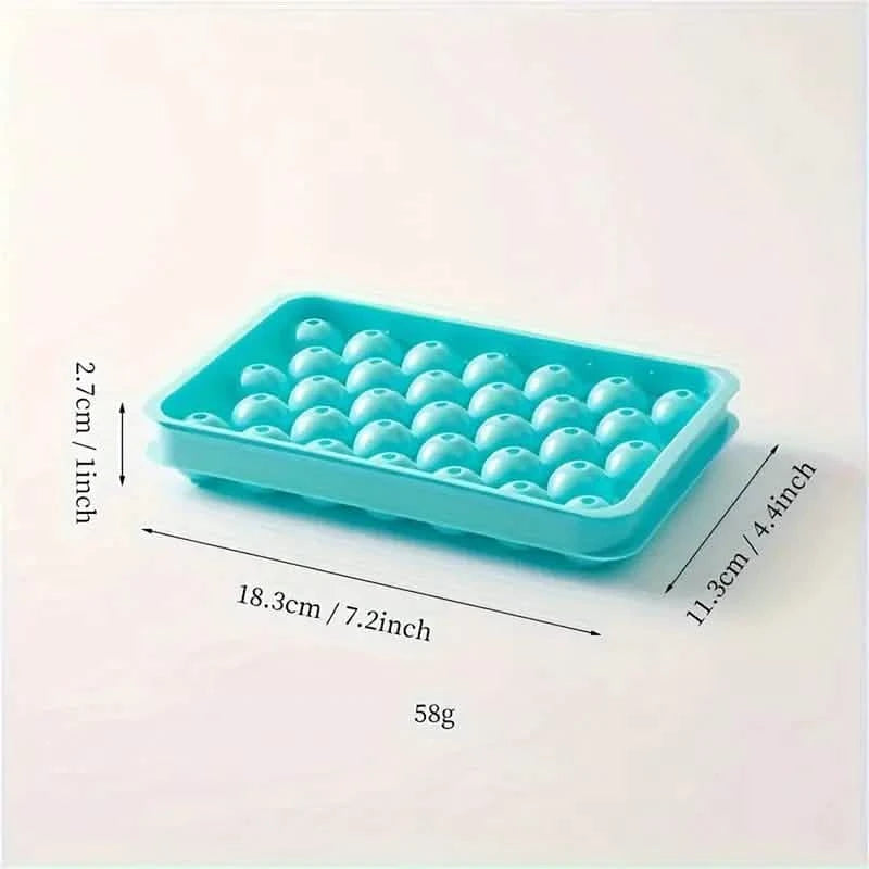 33 Round Shape Ice Cube Maker Tray Kitchen Tools & Gadgets - DailySale