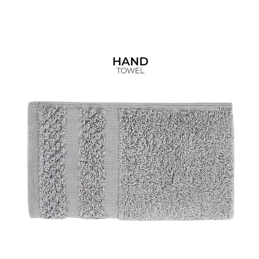 Gray Cotton Bath Towel Set (10–32 pcs)