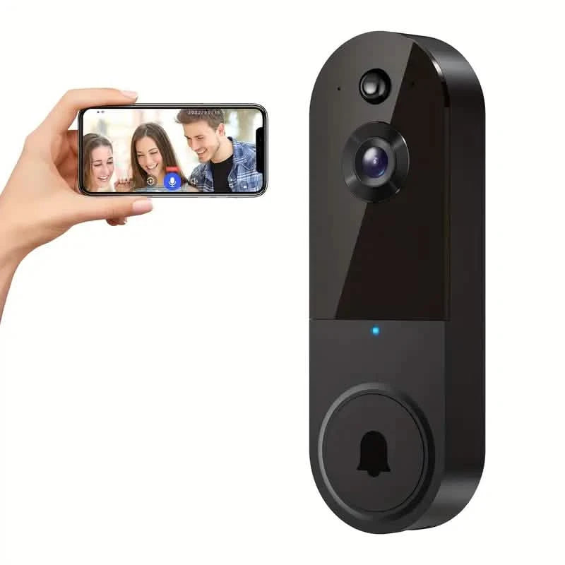 1080P HD Smart Doorbell Camera with AI Detection & Night Vision