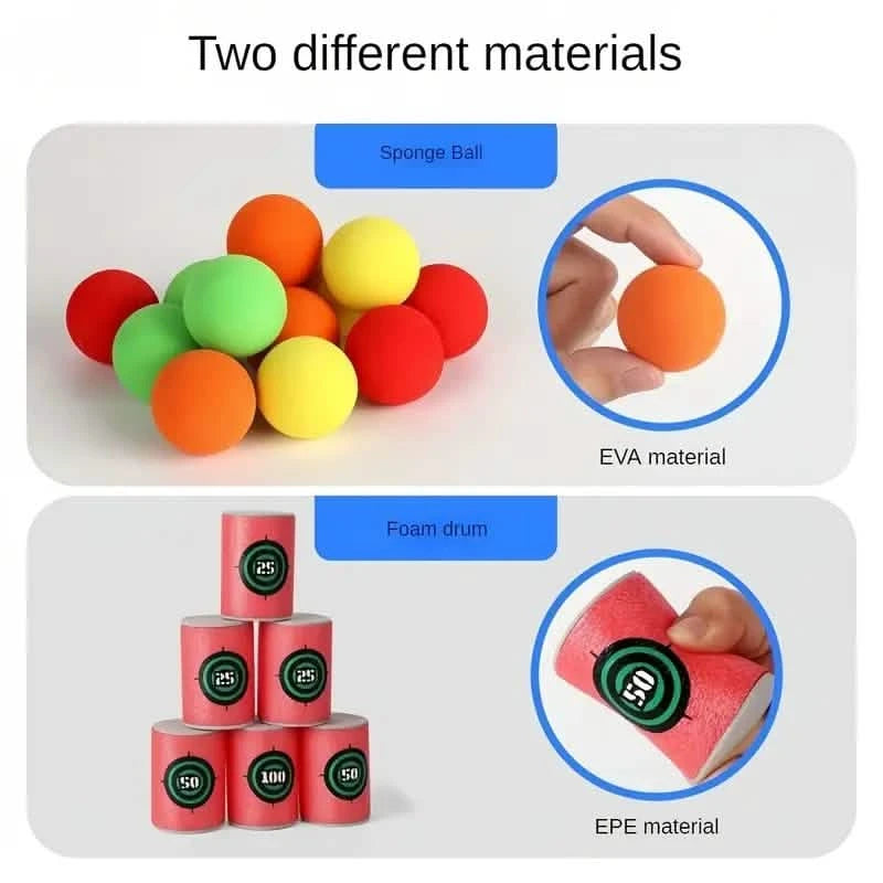 12-Piece Interactive Archery Game Set – Multi-Color