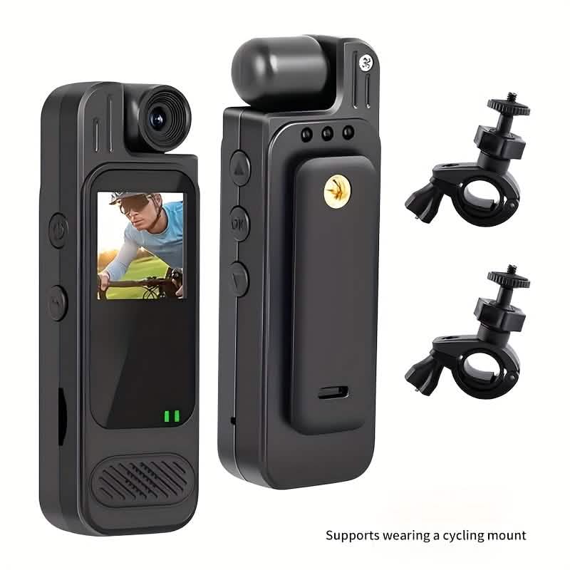 Premium Portable Body Camera – HD, SD Card Compatible