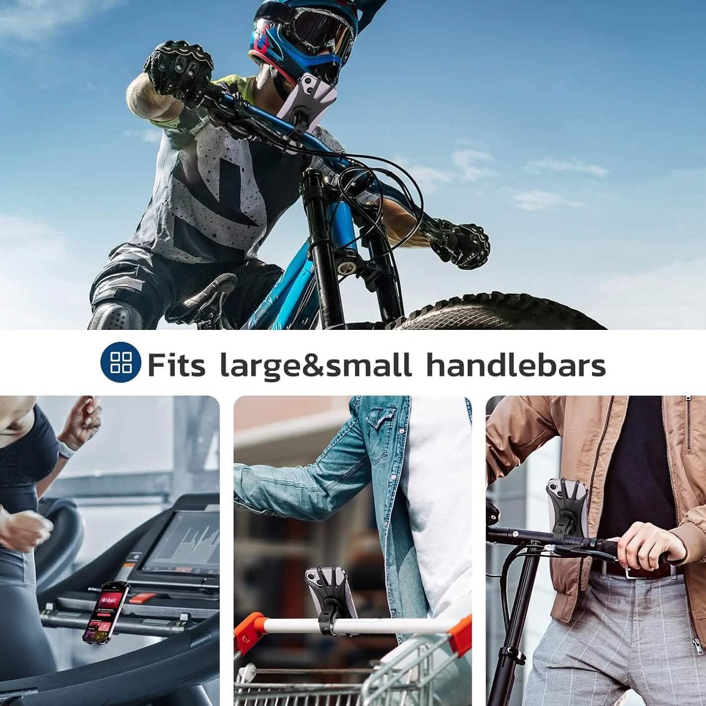 360° Rotatable Waterproof Bike Phone Mount Mobile Accessories - DailySale