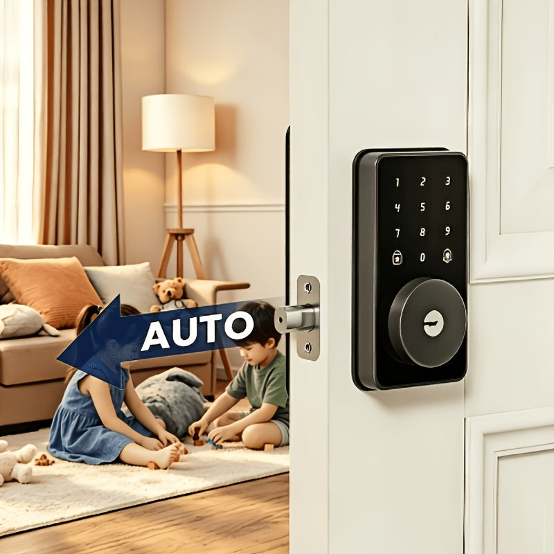 Auto-lock keeps the door locked behind you
