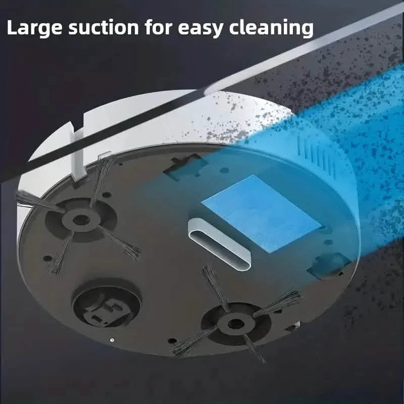 3-in-1 Robot Vacuum Mop Sweeper – USB Rechargeable