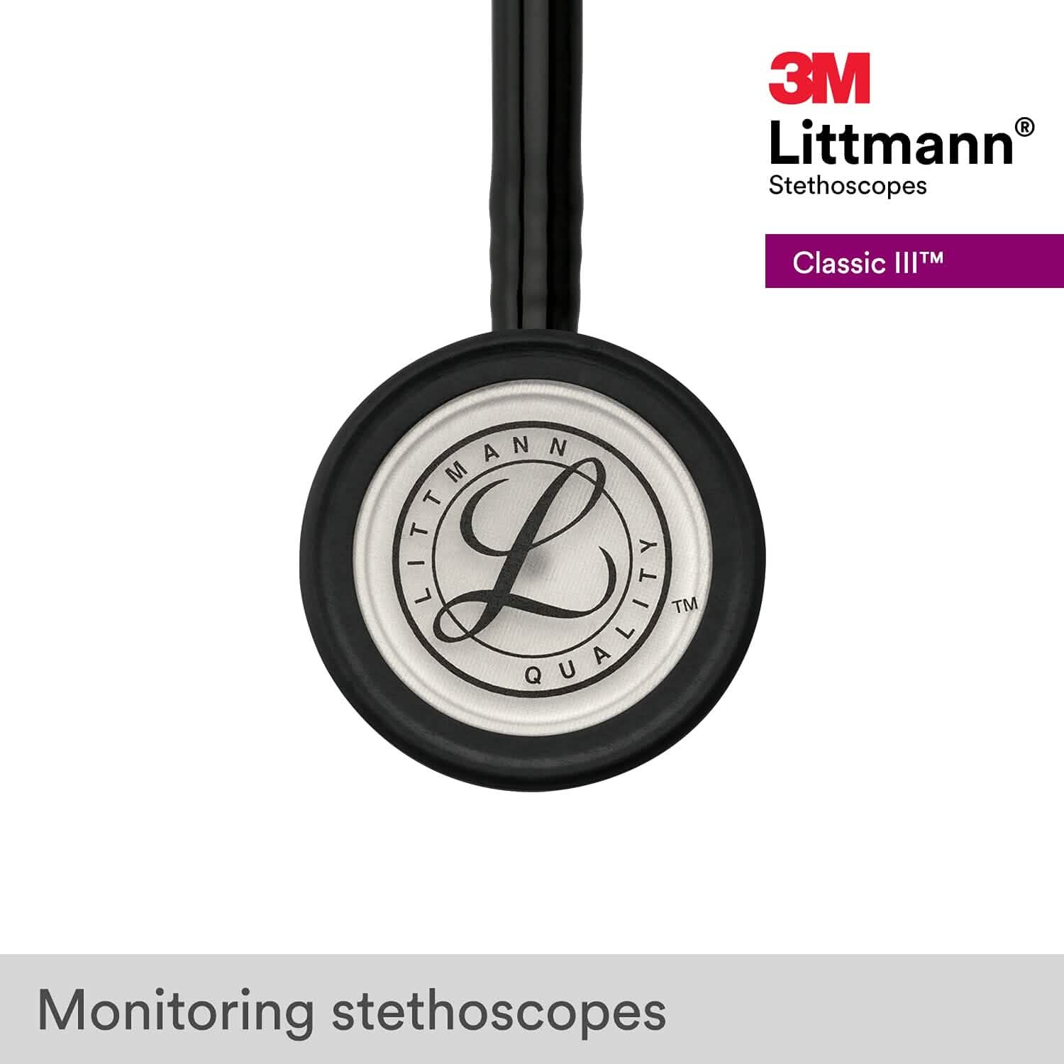 3M Littmann Classic III Monitoring Stethoscope (Refurbished) Wellness - DailySale