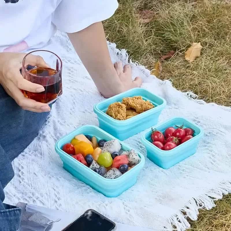 4-Piece Set: Plastic Food Storage Containers With Lids Kitchen Storage - DailySale