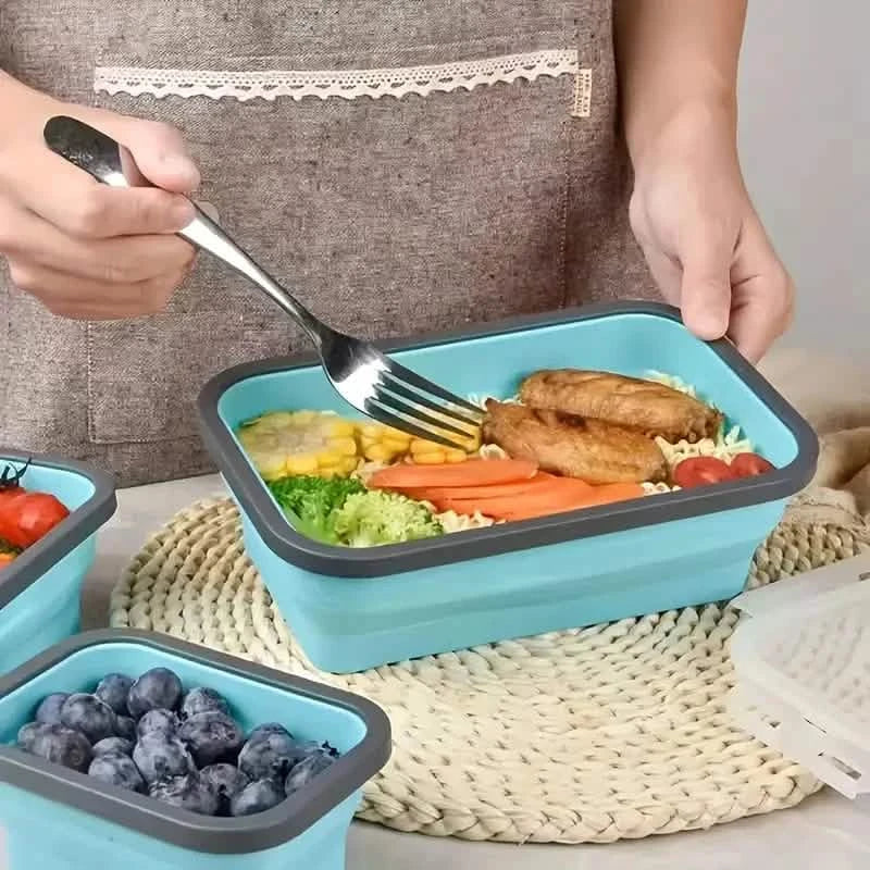 4-Piece Set: Plastic Food Storage Containers With Lids Kitchen Storage - DailySale
