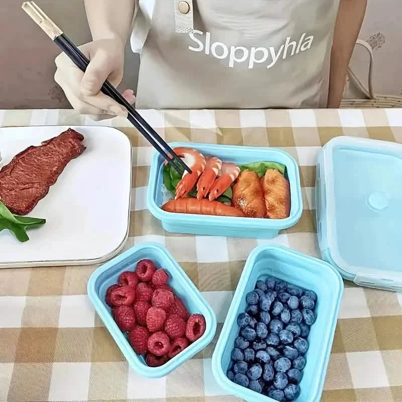 4-Piece Set: Plastic Food Storage Containers With Lids Kitchen Storage - DailySale