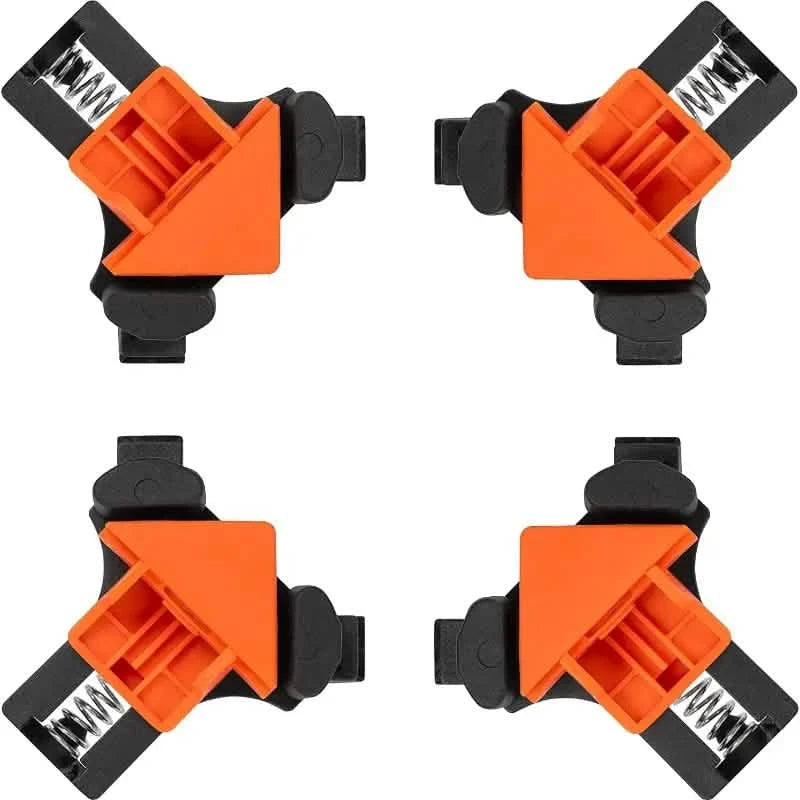 4-Piece Set: Precision 90 Degree Angle Clamps for Woodworking Home Improvement - DailySale