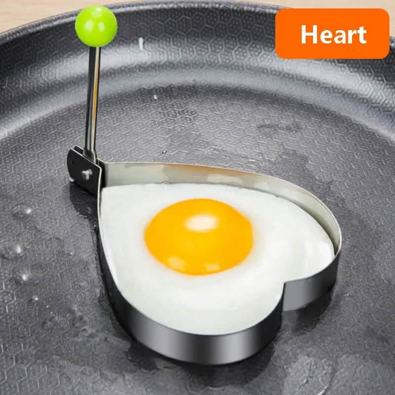4-Piece Set: Stainless Steel Creative Egg Ring Molds Kitchen Tools & Gadgets - DailySale