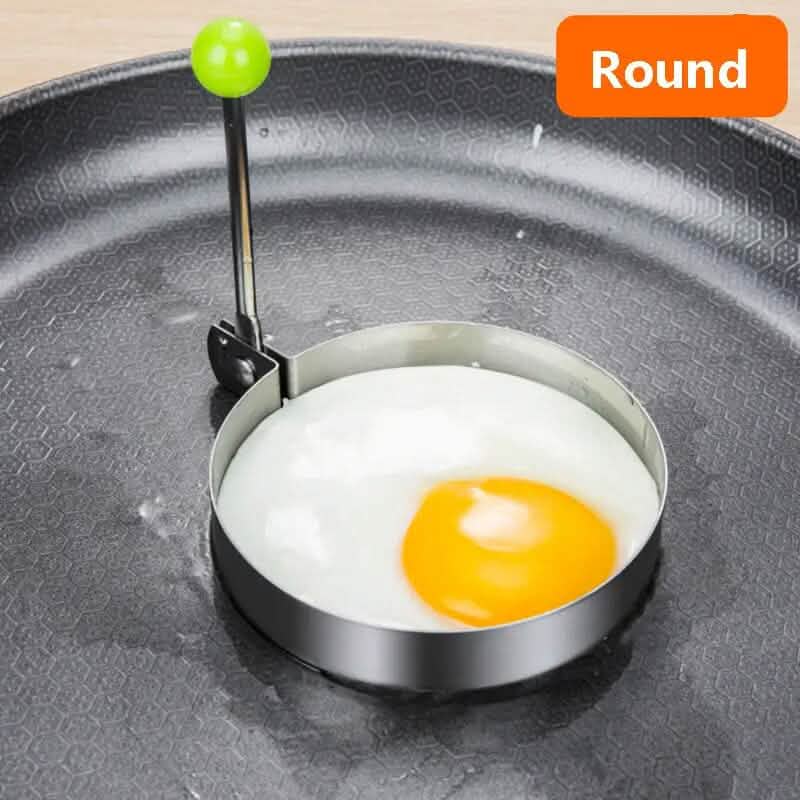 4-Piece Set: Stainless Steel Creative Egg Ring Molds Kitchen Tools & Gadgets - DailySale