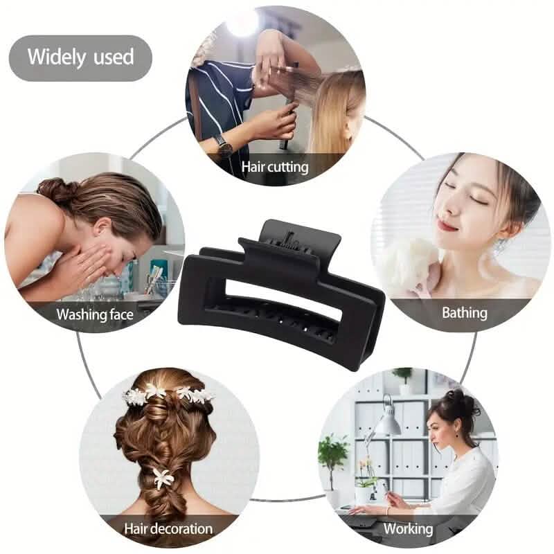 4-Piece: Solid Color Hairpin Clip Headbands & Hair Accessories - DailySale