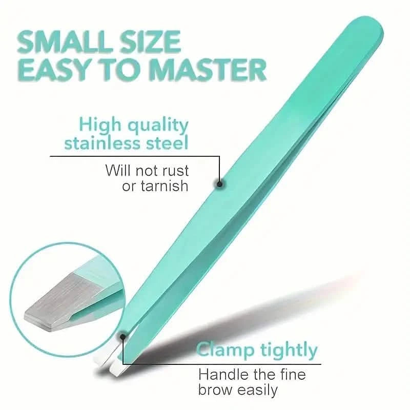 4-Pieces: Tweezers For Eyebrows, Straight, Slant, Angled and Pointy Tip Beauty & Personal Care - DailySale