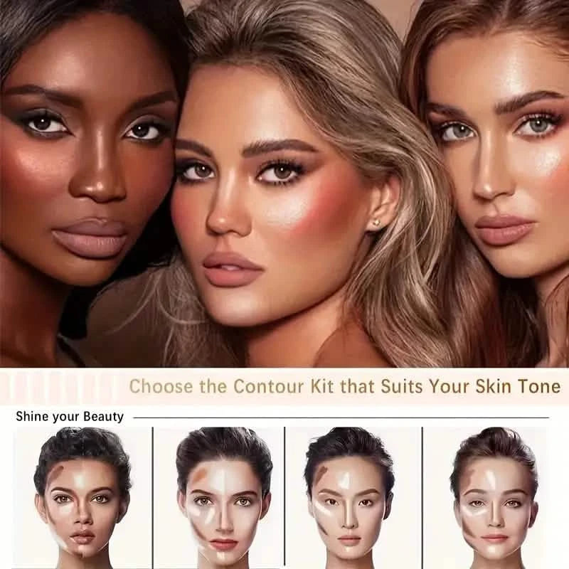4-Pieces: Ultimate Cream Contour Kit - Seamless Blending Sticks with Highlighter, Blush & Bronzer Beauty & Personal Care - DailySale