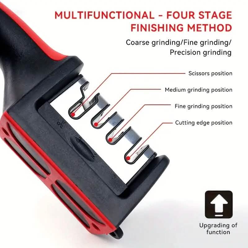 4 Stages Professional Kitchen Knife Sharpener Tool Kitchen Tools & Gadgets - DailySale