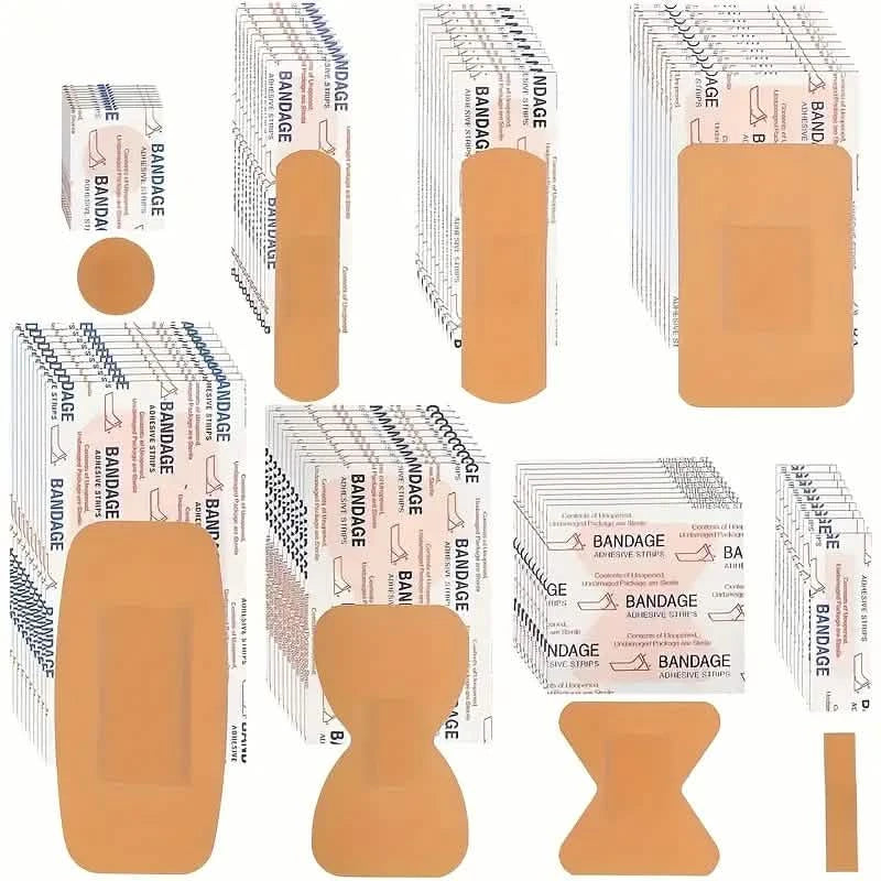 40-Pack: Adhesive Bandages, Assorted Waterproof Breathable Sterile Strips with Non-Stick Pad Wellness - DailySale