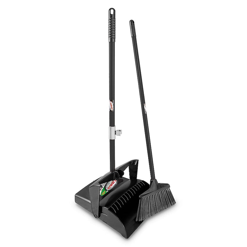 Libman Angle Broom & Dustpan Set - Multi-Surface Cleaning