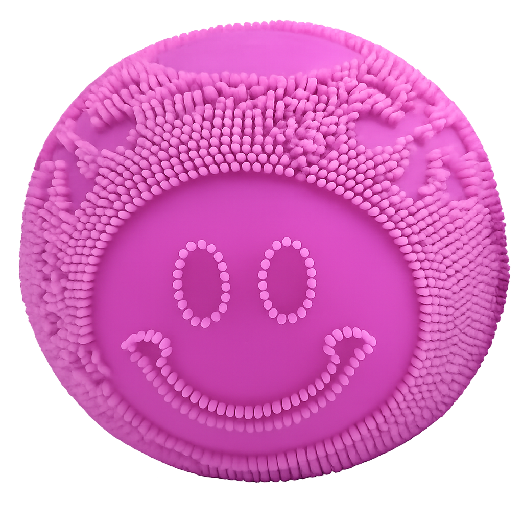Fun Doh Squishy Fuzz Faces Smiley Face Sensory Fidget Toy