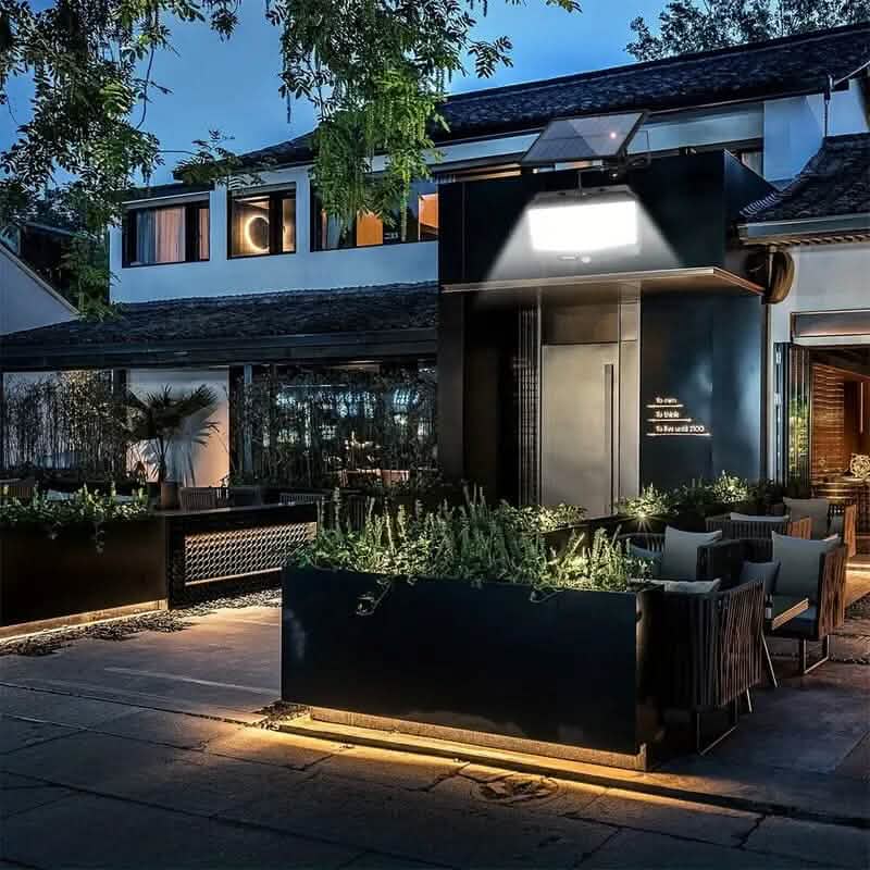 468 LED Solar Motion Sensor Security Outdoor Light Outdoor Lighting - DailySale
