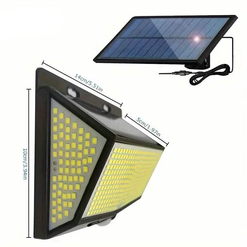 468 LED Solar Motion Sensor Security Outdoor Light Outdoor Lighting - DailySale
