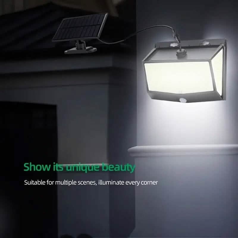 468 LED Solar Motion Sensor Security Outdoor Light Outdoor Lighting - DailySale
