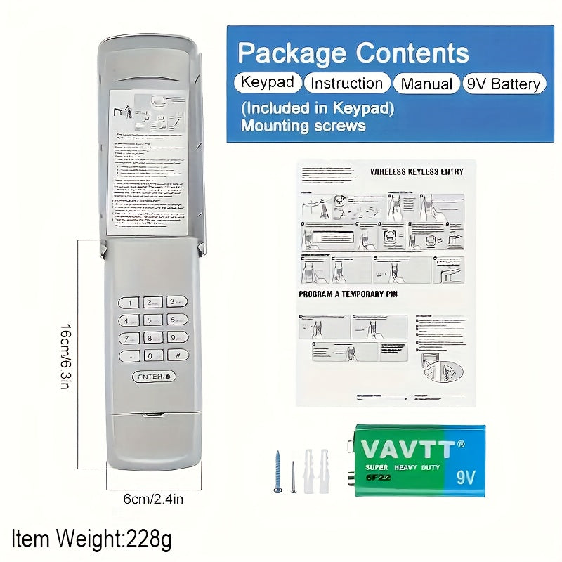 Garage Door Opener Remote – Wireless Keyless Replacement