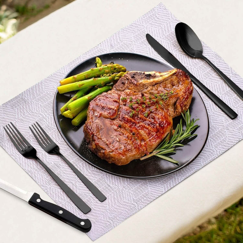 48-Piece: Stainless Steel Silverware Cutlery Set Wine & Dining - DailySale