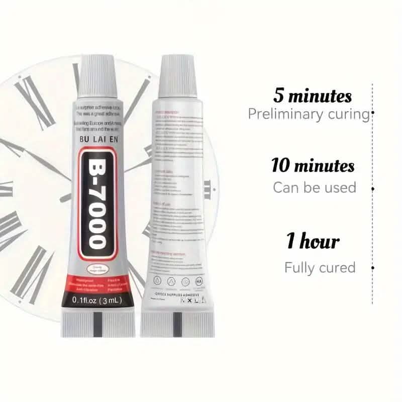 5-Pack: B-7000 Adhesive Glue for Jewelry, Plastic, Metal, Glass, Ceramic Arts & Crafts - DailySale