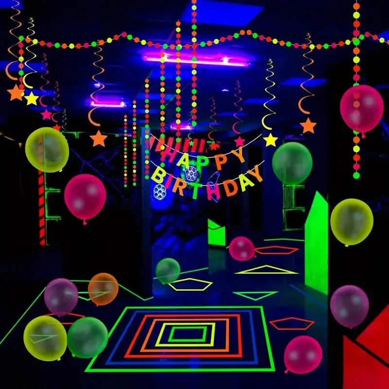 5-Pack: Fluorescent Light Tape for Party Decorations, Birthdays & Crafts Arts & Crafts - DailySale