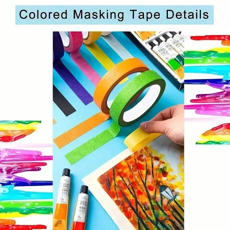 5-Pack: Fluorescent Light Tape for Party Decorations, Birthdays & Crafts Arts & Crafts - DailySale