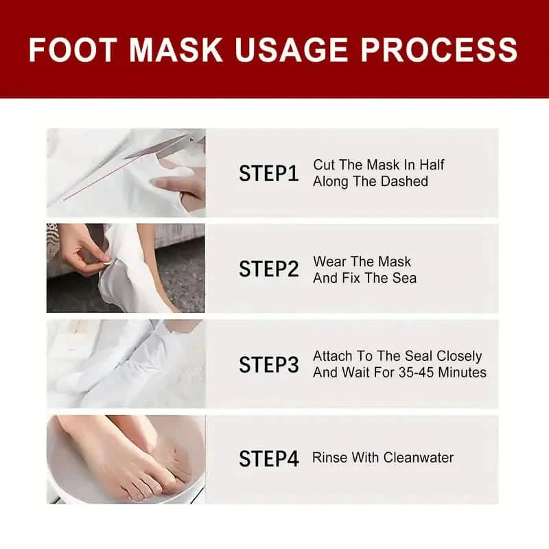 5-Pack: JAYSUING AHA 30% BHA 2% Peeling Solution Foot Mask Beauty & Personal Care - DailySale