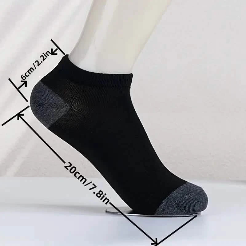 5-Pack: Ultra-Comfy Breathable Low-Cut Men's Socks Men's Shoes & Accessories - DailySale