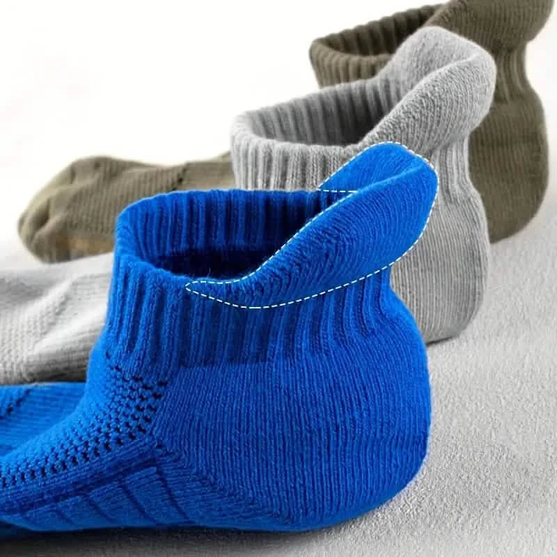 5-Pairs: Casual Ankle Boat Socks With Towel Bottom Men's Shoes & Accessories - DailySale