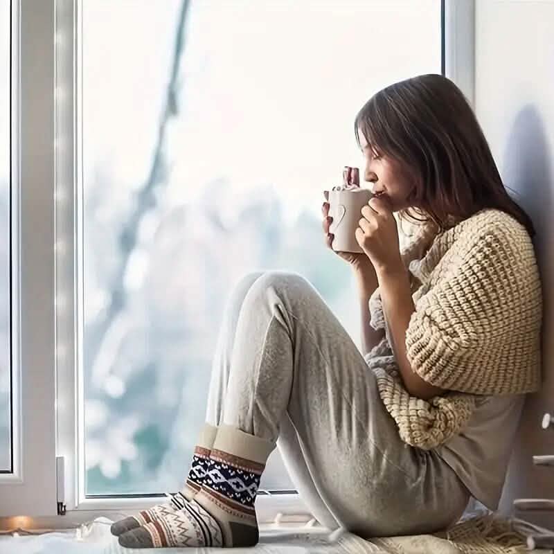 5-Pairs: Women's Comfortable and Warm Crew Socks Women's Shoes & Accessories - DailySale