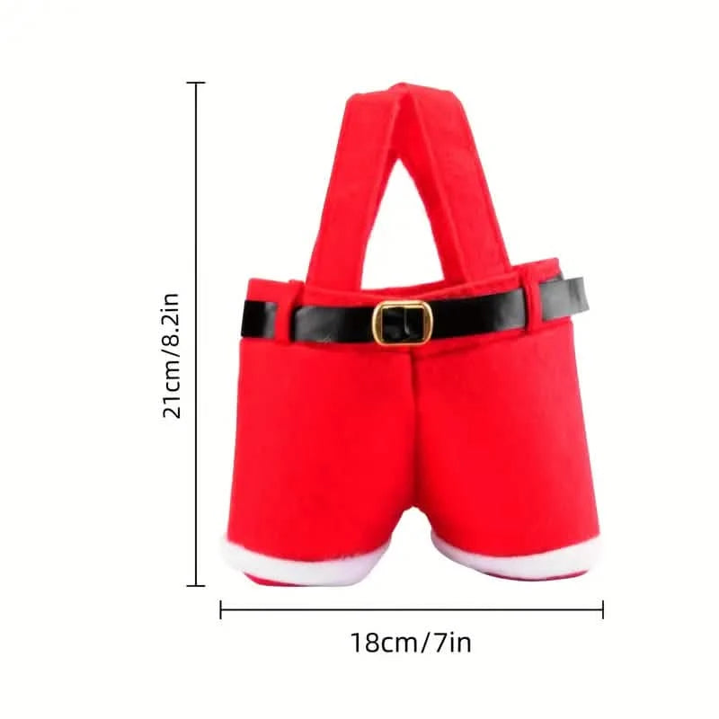 5-Pieces: Christmas Candy Gift Bag Holiday Decor & Apparel - DailySale