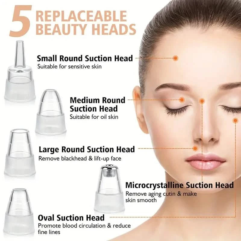 5-Suction Blackhead Removal Face Pore Cleaner Beauty & Personal Care - DailySale
