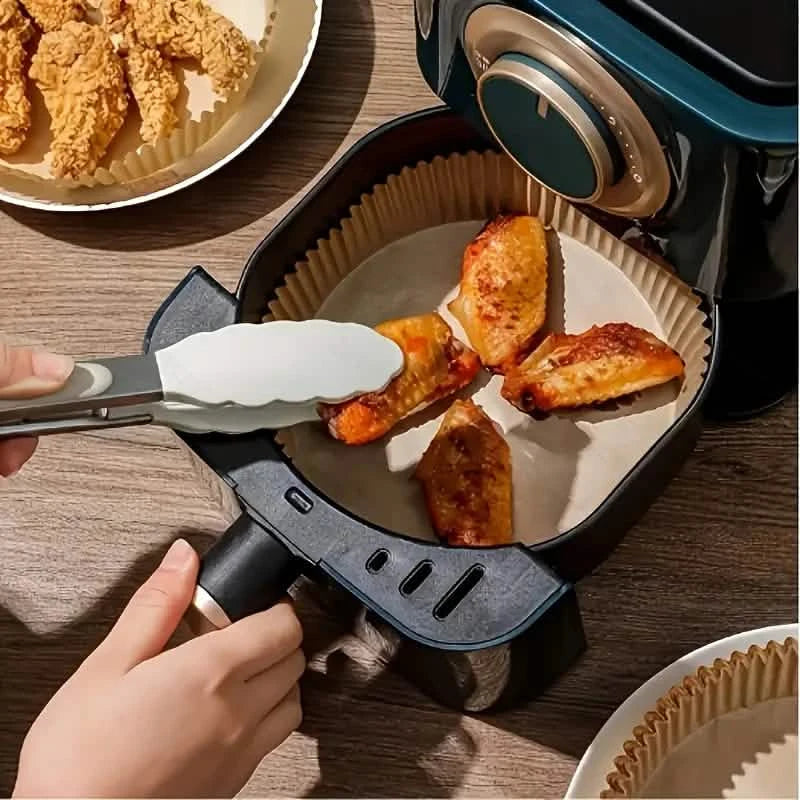 50-Pieces: Disposable Paper Liners For Air Fryer Suitable For 2 - 8 Quarts Kitchen Tools & Gadgets - DailySale