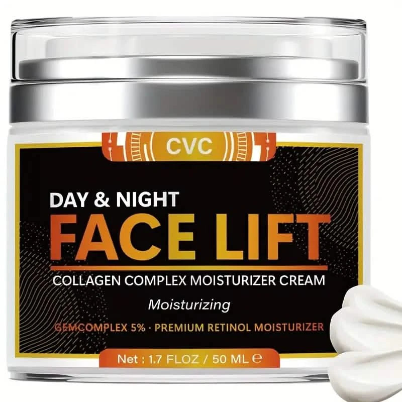 50ml Revitalizing Face Lift Cream - Visibly Firms, Lifts, and Hydrates with Hyaluronic Acid, Collagen Beauty & Personal Care - DailySale