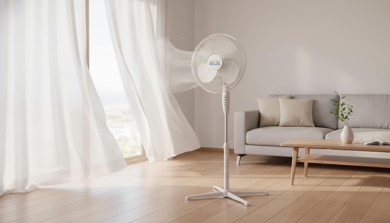 16 Inch Pedestal Oscillating Fan with Remote