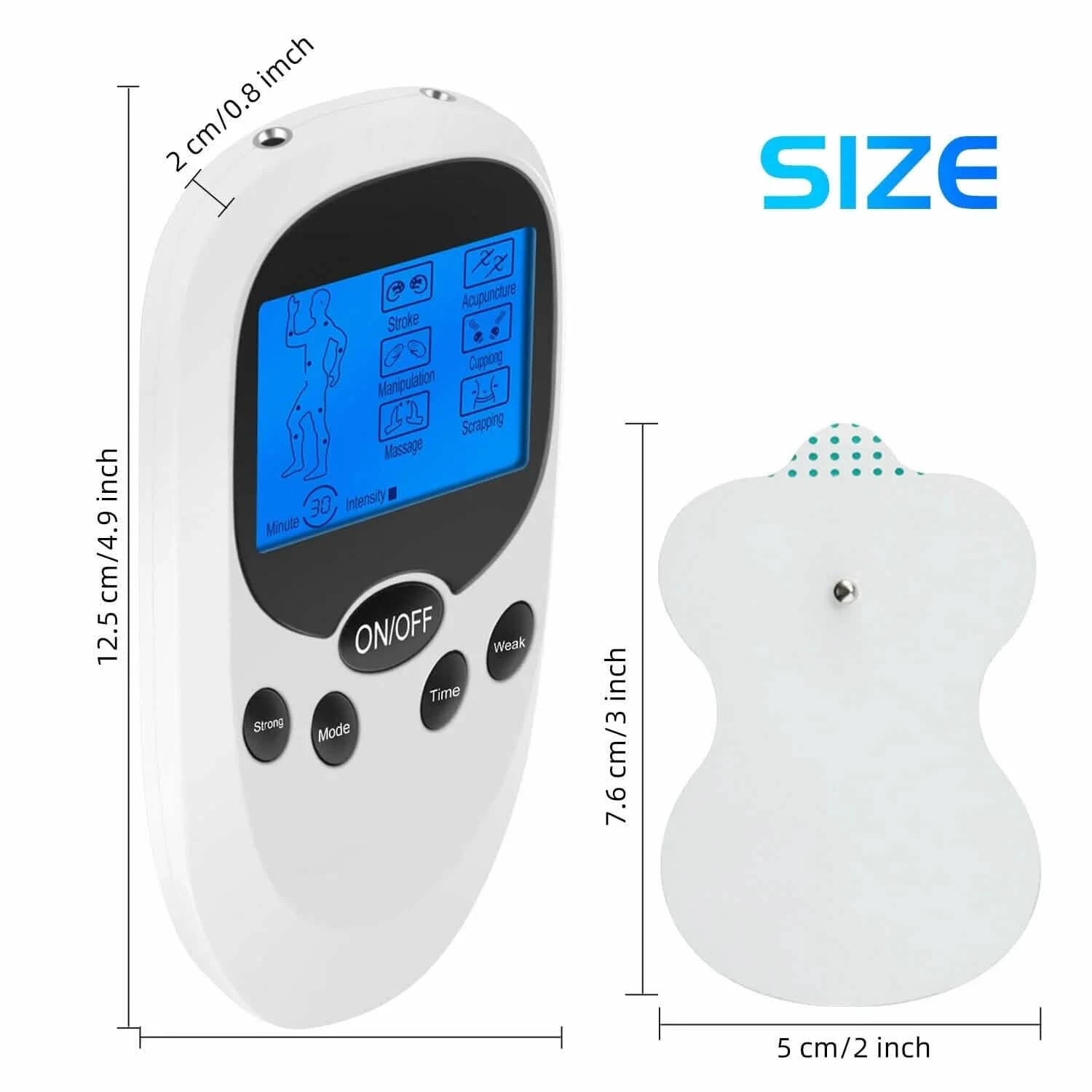 Portable Muscle Stimulator – TENS Device for Pain Relief