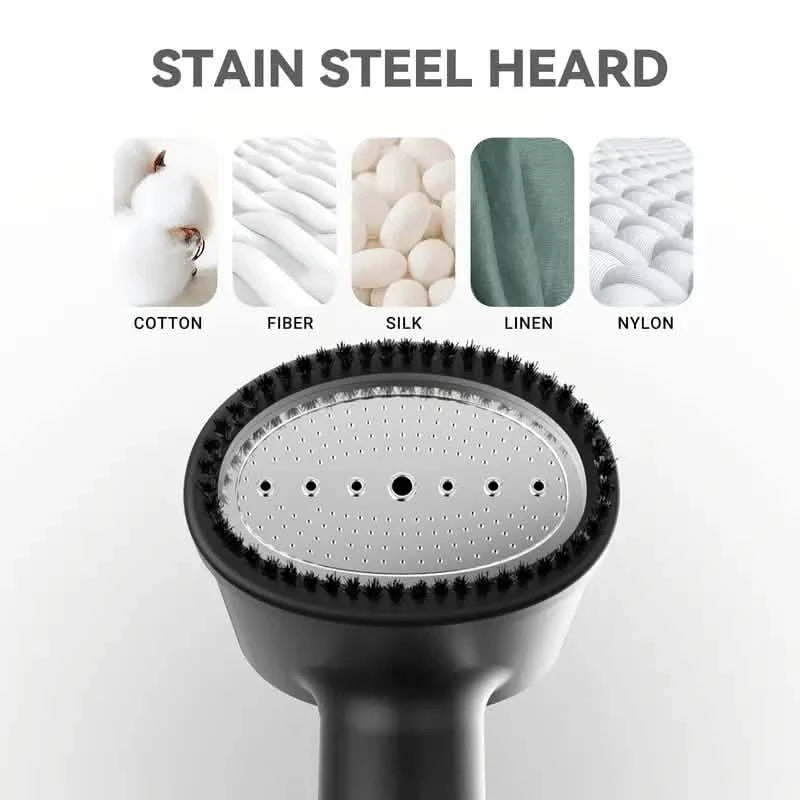 Portable 1100W Steam Iron with 300ml Tank & Fast Heat-Up