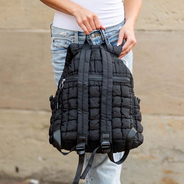 Stevie Quilted Puffer Backpack