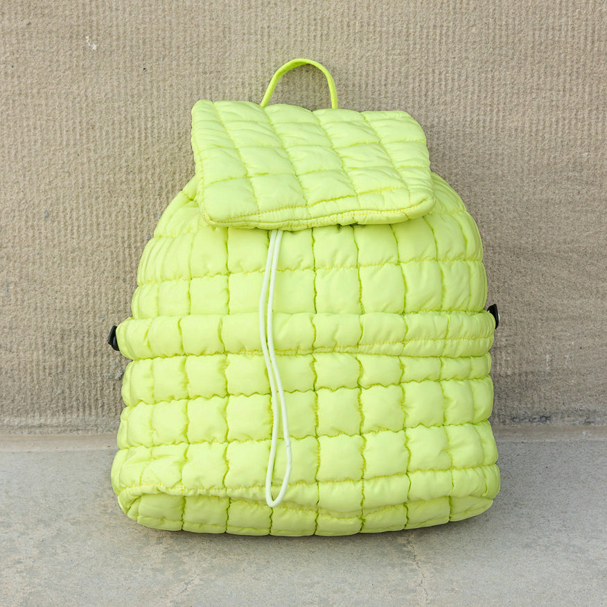 Stevie Quilted Puffer Backpack