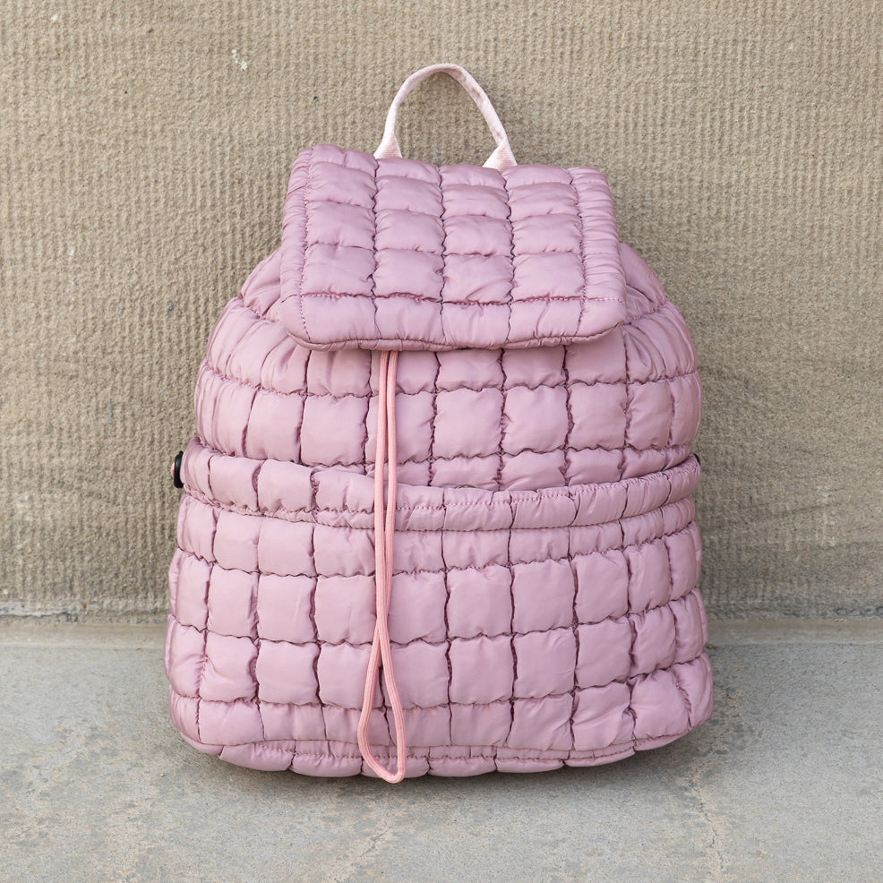 Stevie Quilted Puffer Backpack