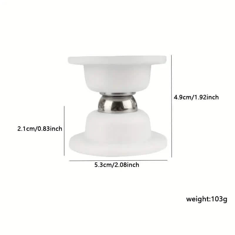 2-Pack: Heavy-Duty Magnetic Door Stopper