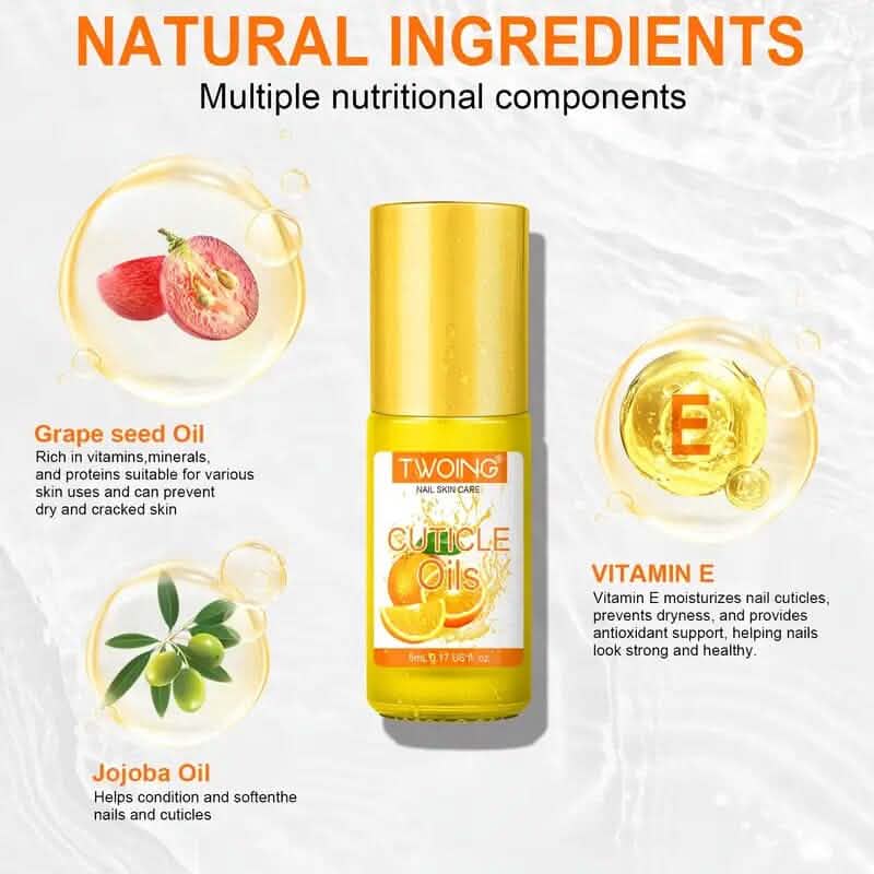 5ml/ 0.17oz Cuticle Oil Nail Natural Rose Nutrition Oil Beauty & Personal Care - DailySale