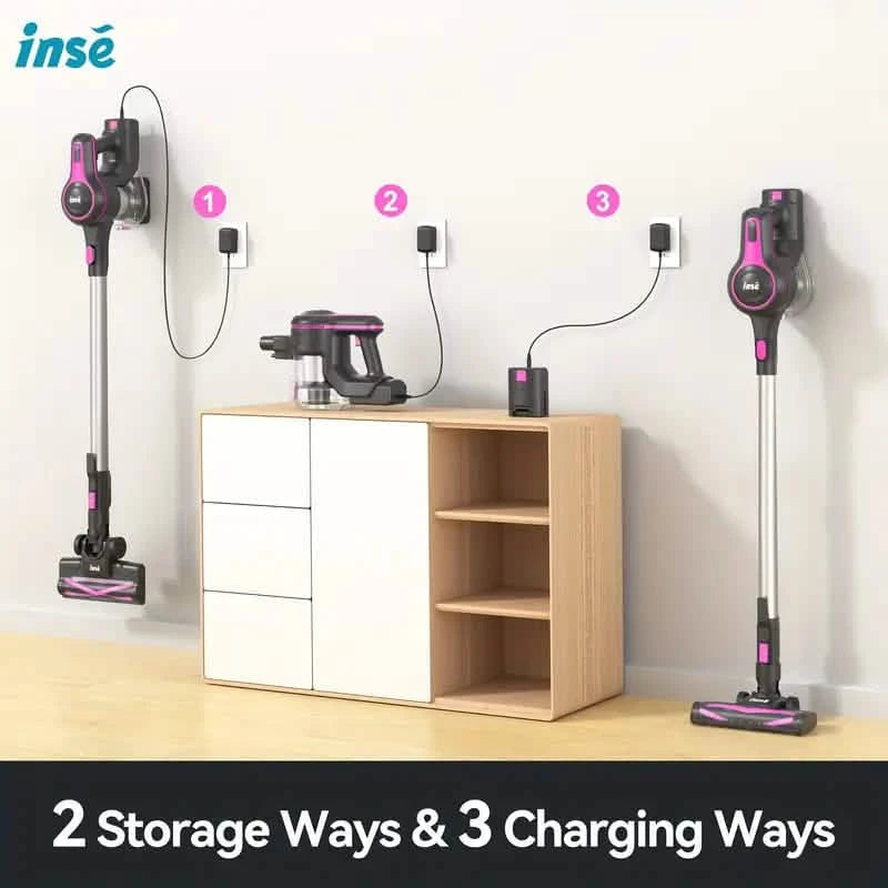 6 in 1 Rechargeable Powerful Lightweight Cordless Stick Vacuum Cleaner Household Appliances - DailySale